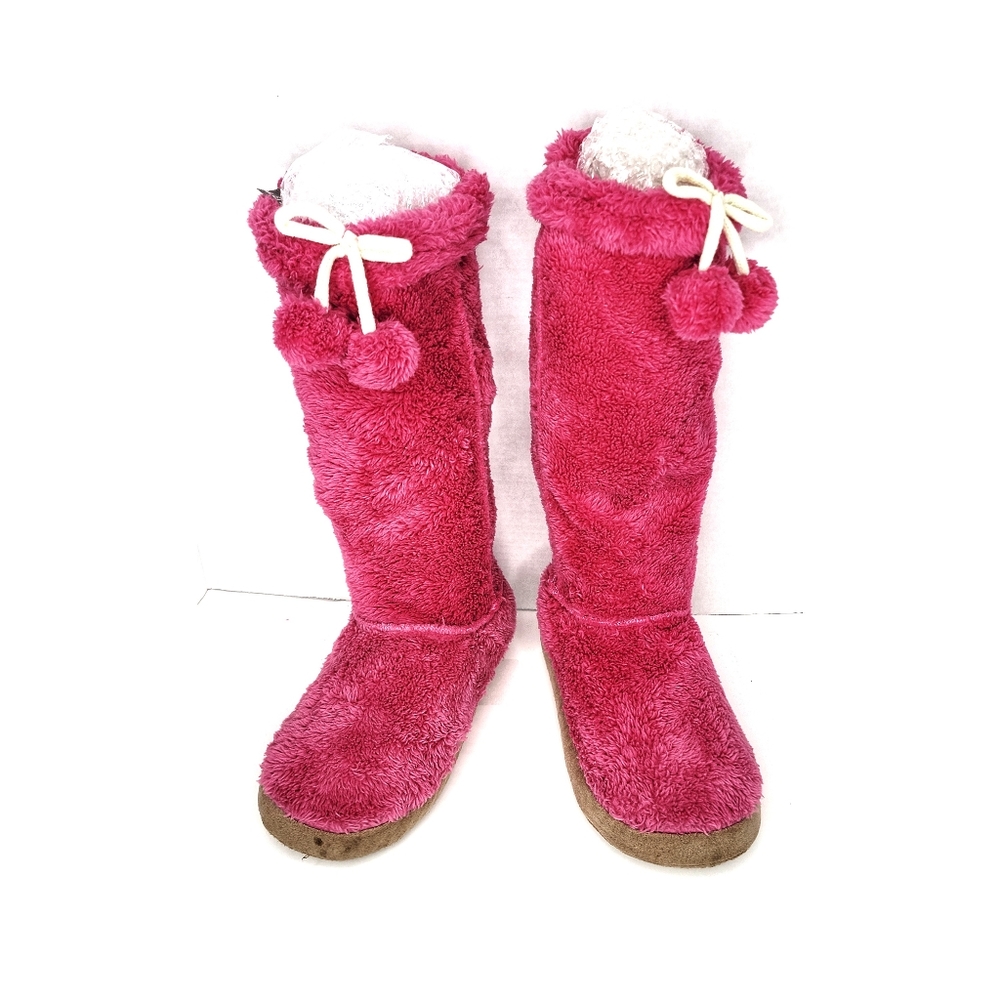 ``S25636 Plush Knee Boot Slippers